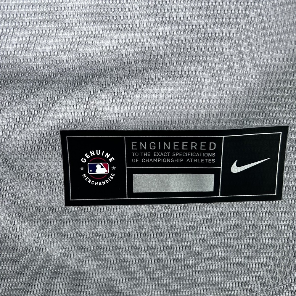 Toronto Blue Jays Nike Baseball Jersey Mens Small Dri Fit Stitched Gray NWOT - Picture 6 of 8